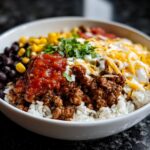Beef burrito bowl