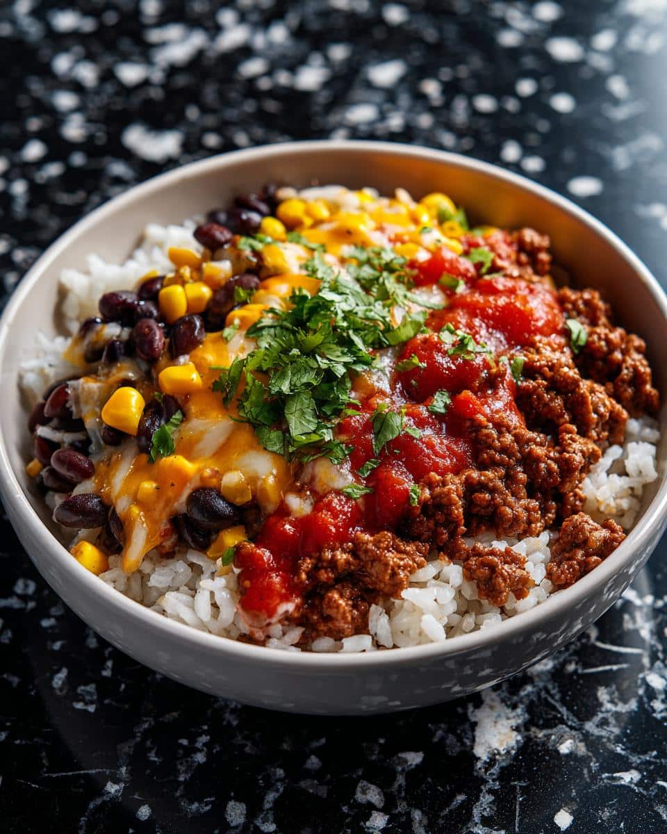 Beef burrito bowl - detail 3