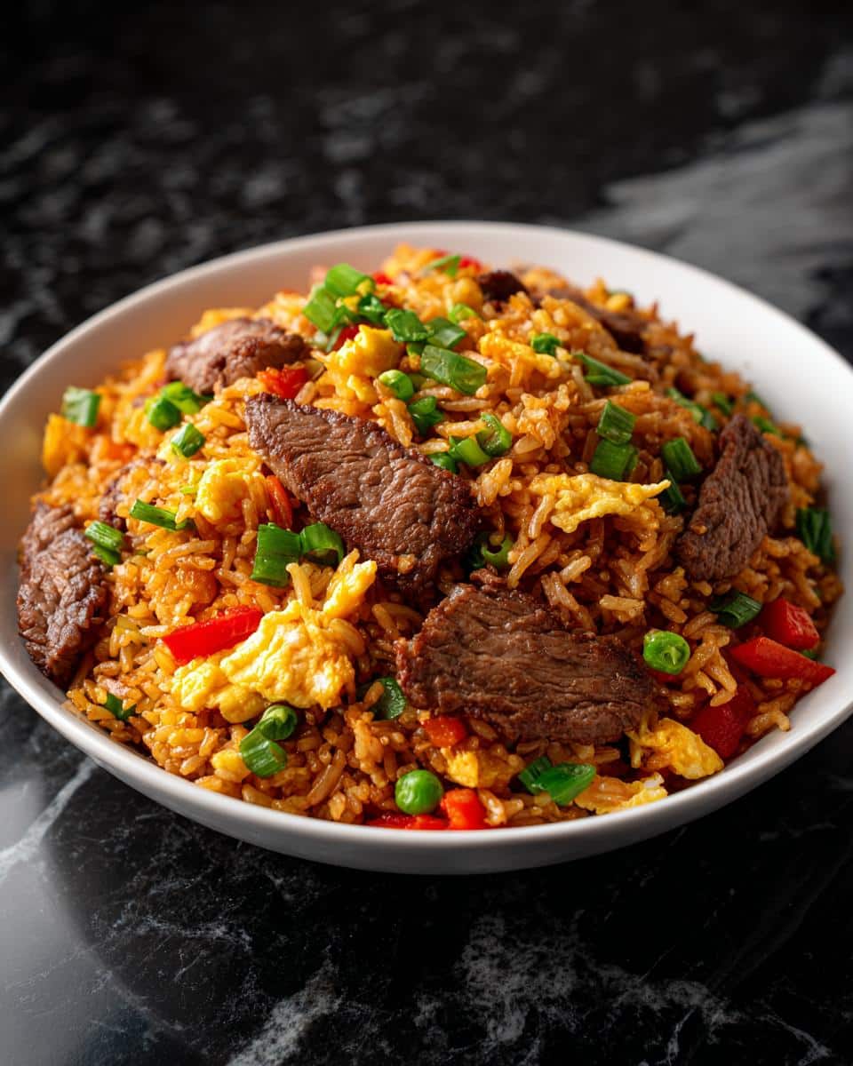 Beef fried rice - detail 1