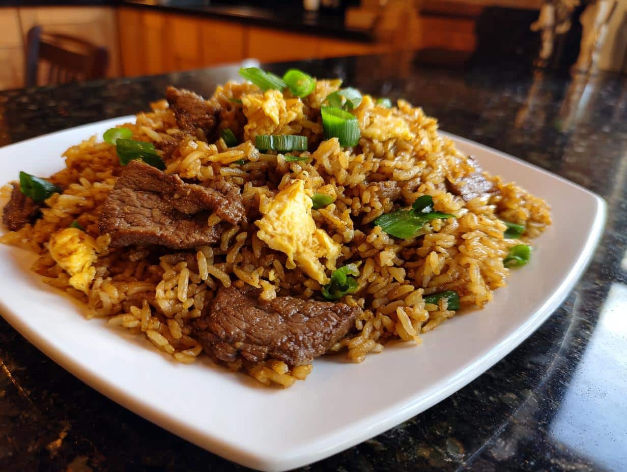 Beef fried rice - detail 3