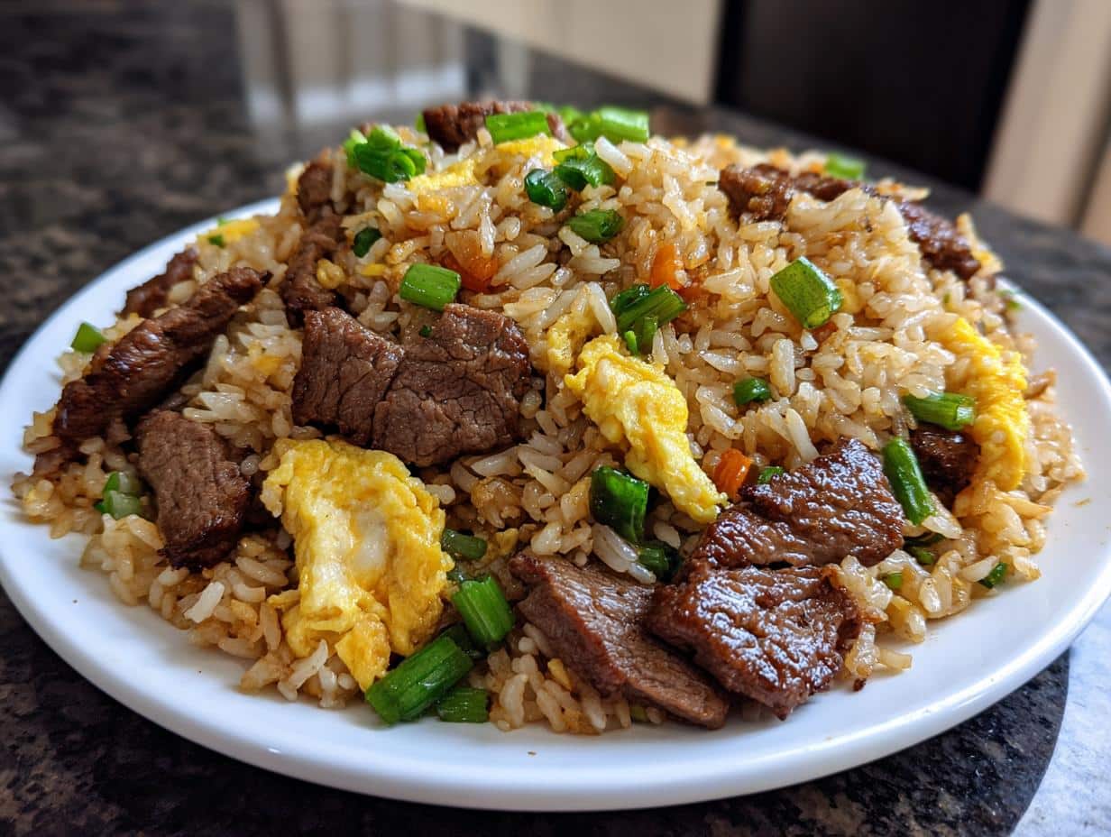 Beef fried rice