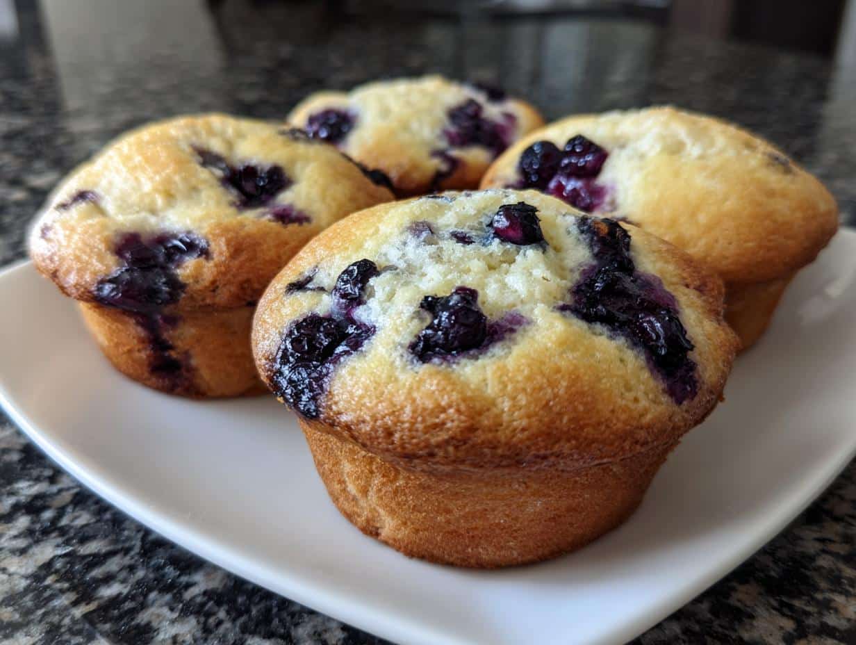 Blueberry muffins - detail 2