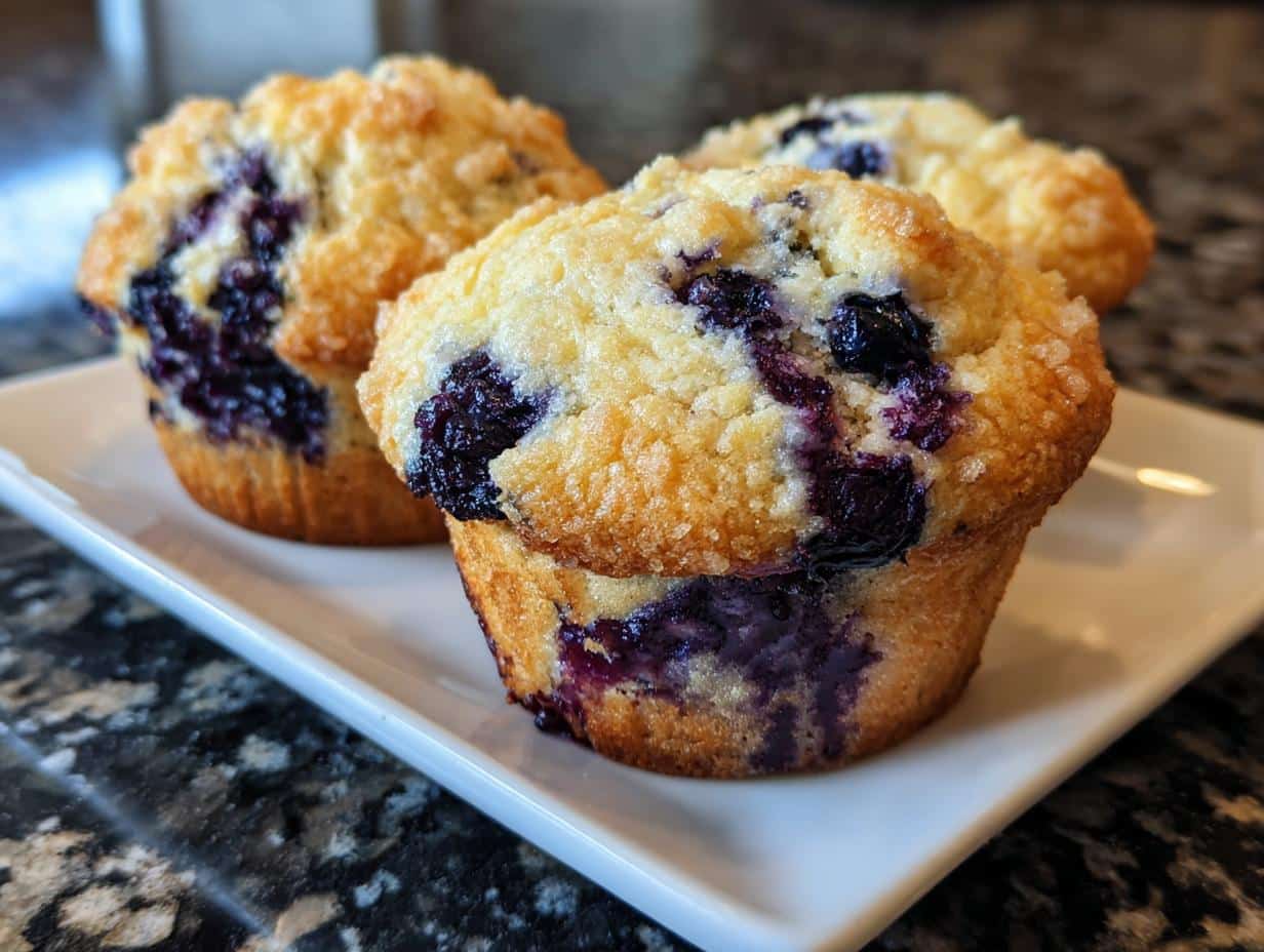 Blueberry muffins - detail 3