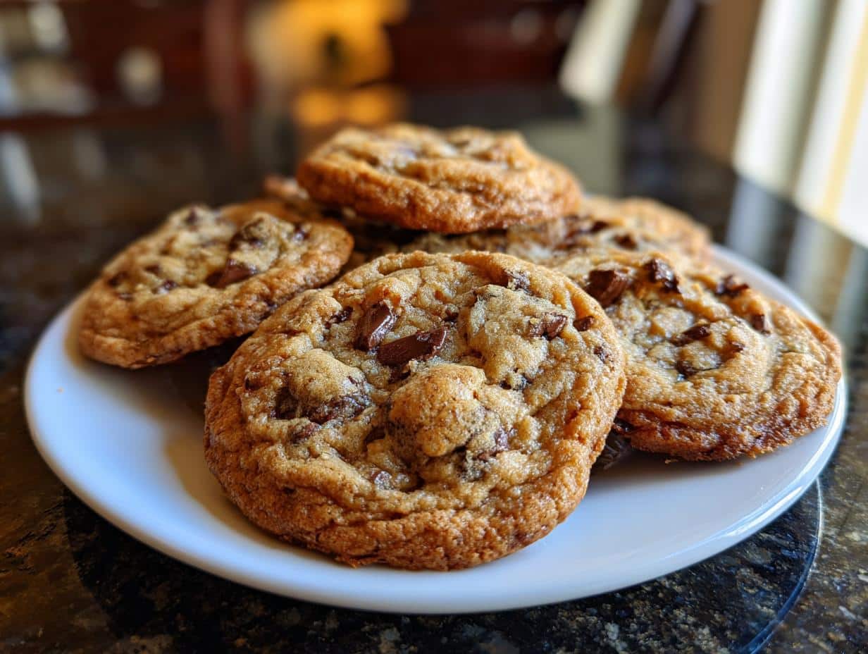 Brown butter chocolate chip cookies - detail 3