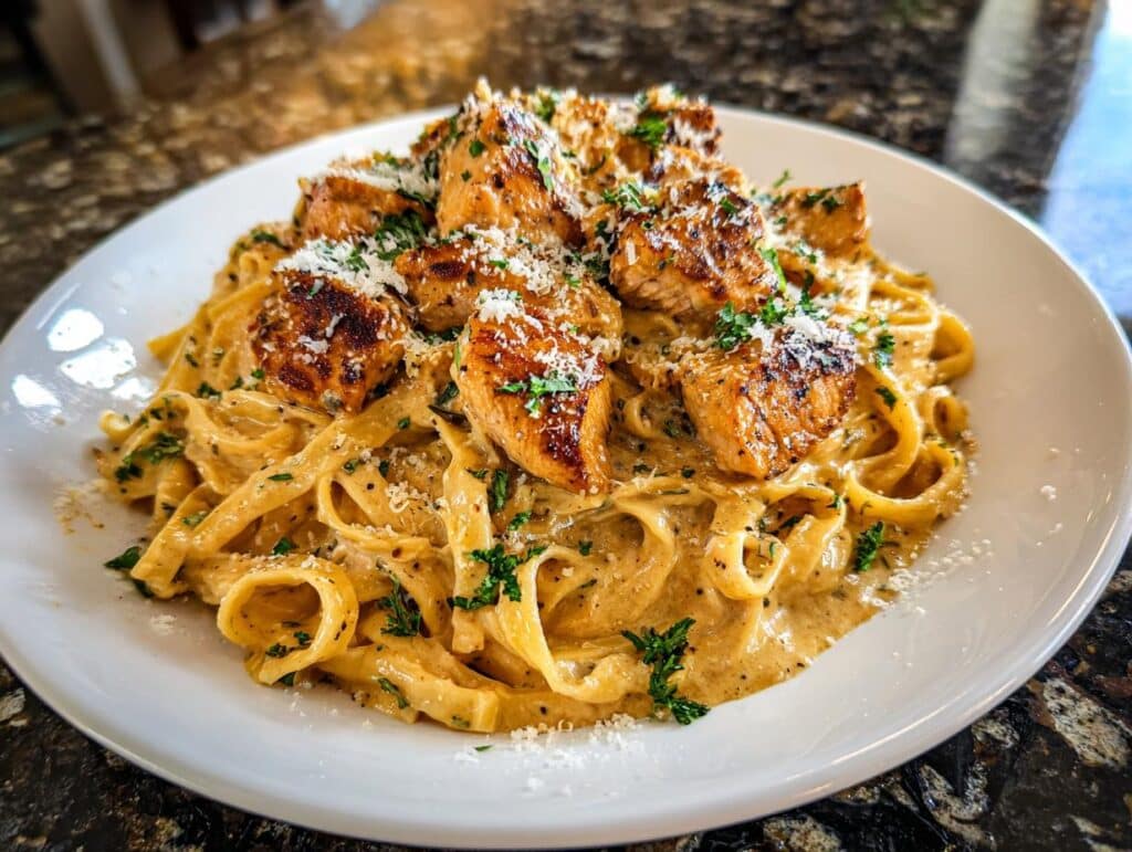 Cajun chicken Alfredo