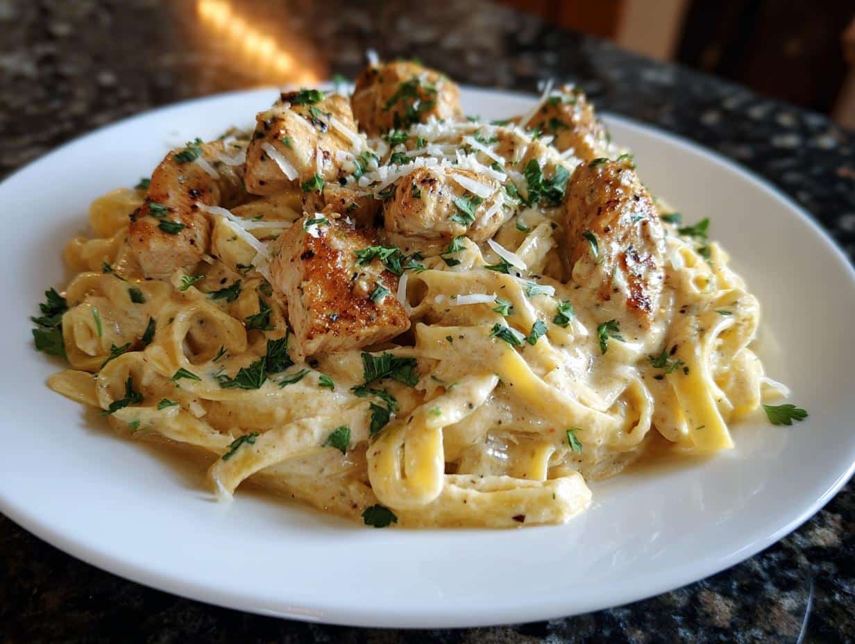 Cajun chicken Alfredo - detail 3