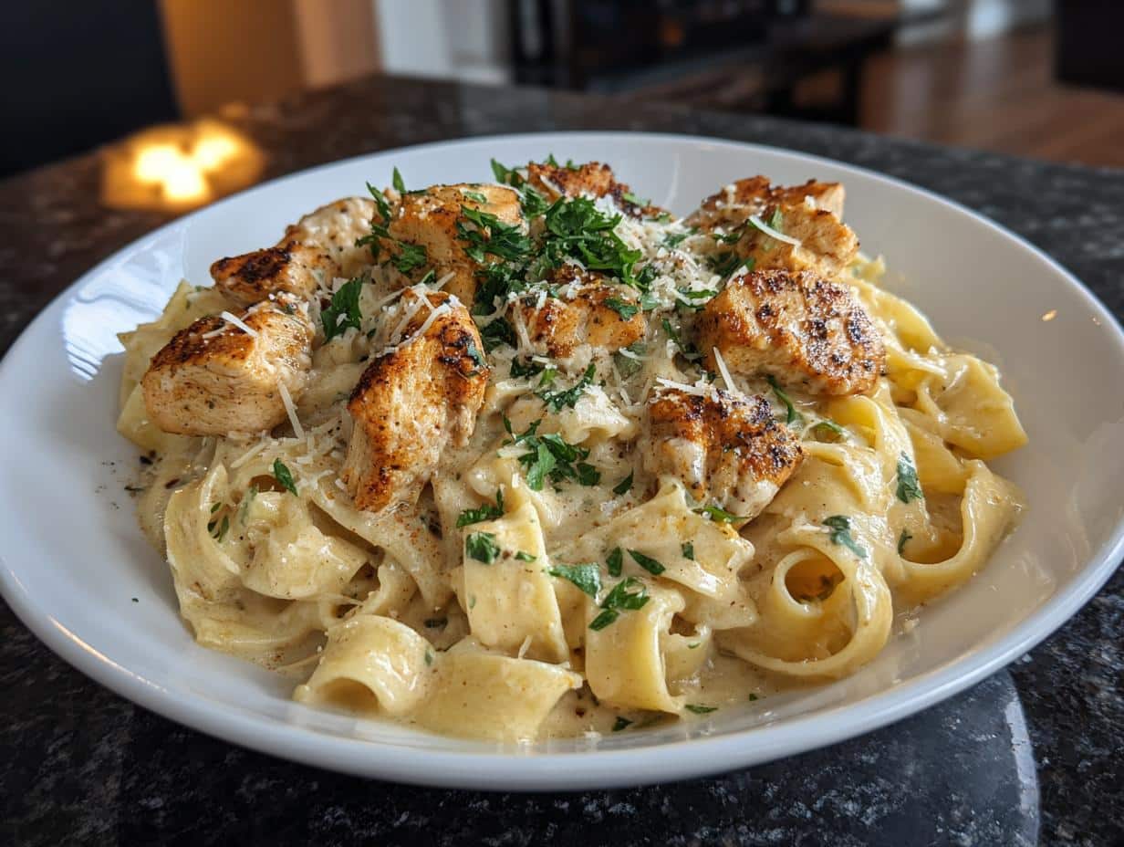 Cajun chicken Alfredo - detail 4