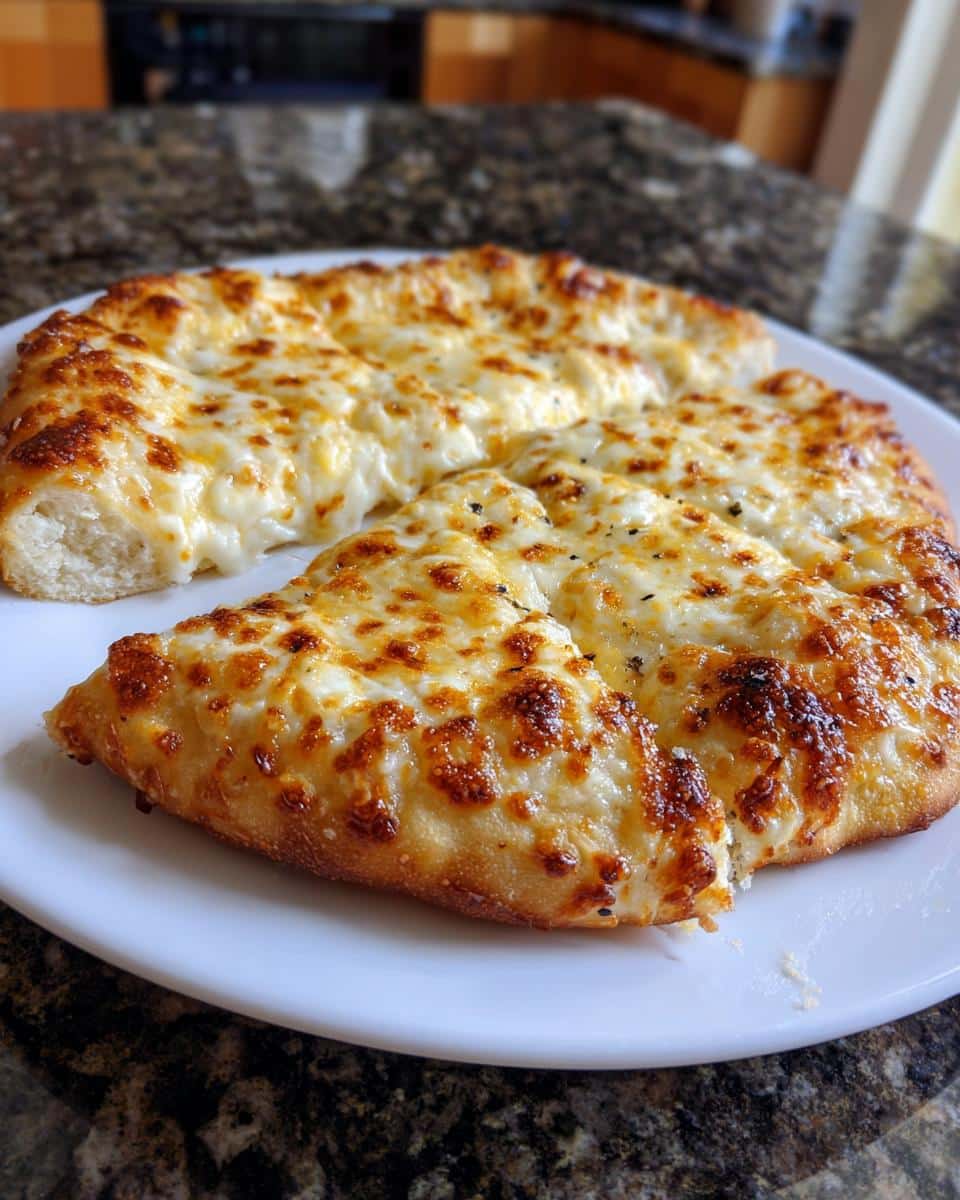 Cheese flatbread - detail 1