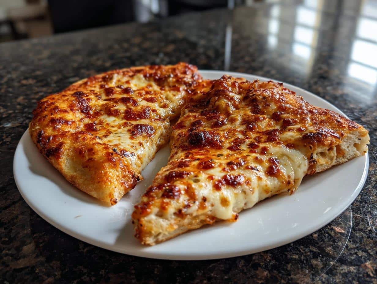 Cheese flatbread - detail 3