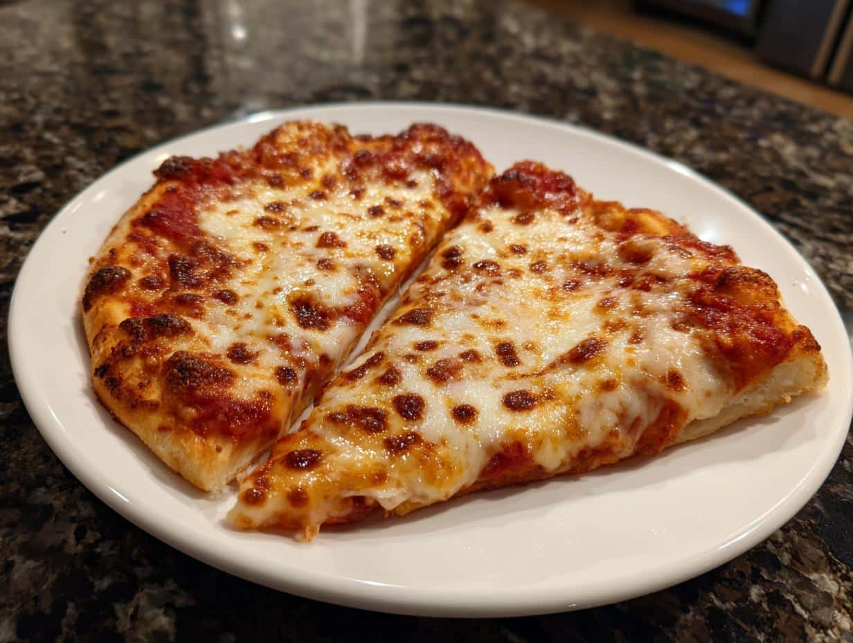 Cheese pizza - detail 2