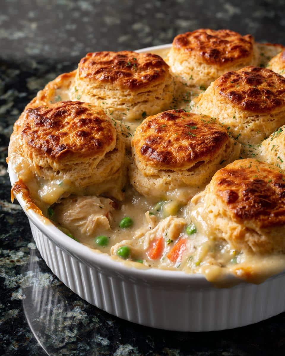 Chicken Pot Pie with Biscuits - detail 1