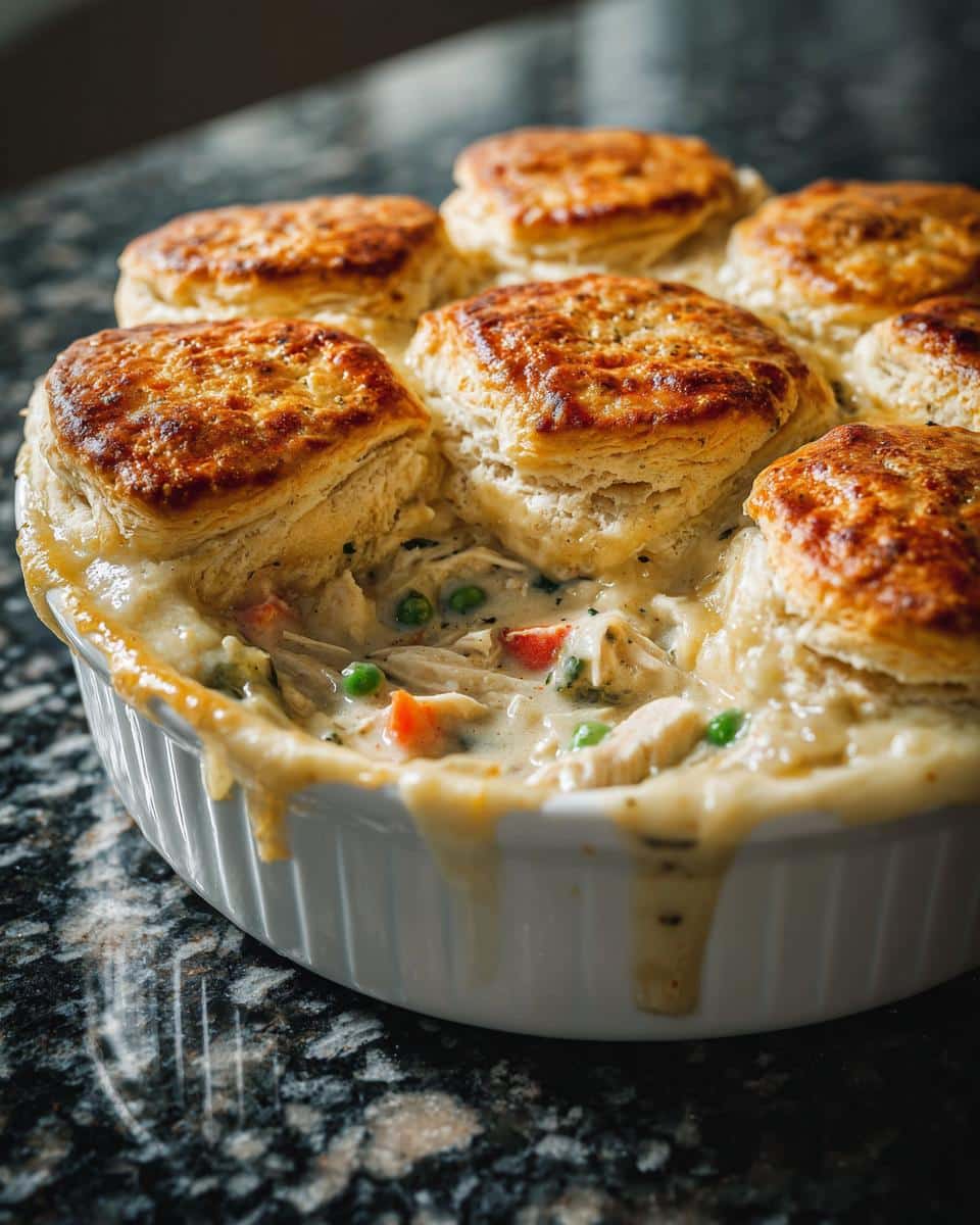Chicken Pot Pie with Biscuits - detail 2