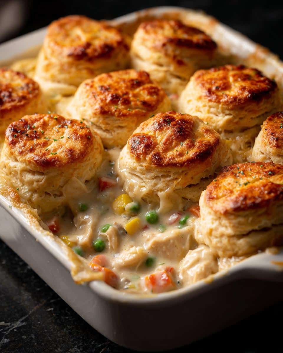 Chicken Pot Pie with Biscuits - detail 3