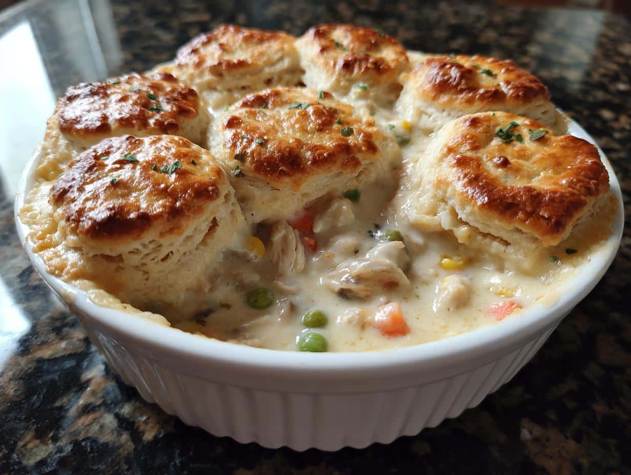 Chicken Pot Pie with Biscuits - detail 4