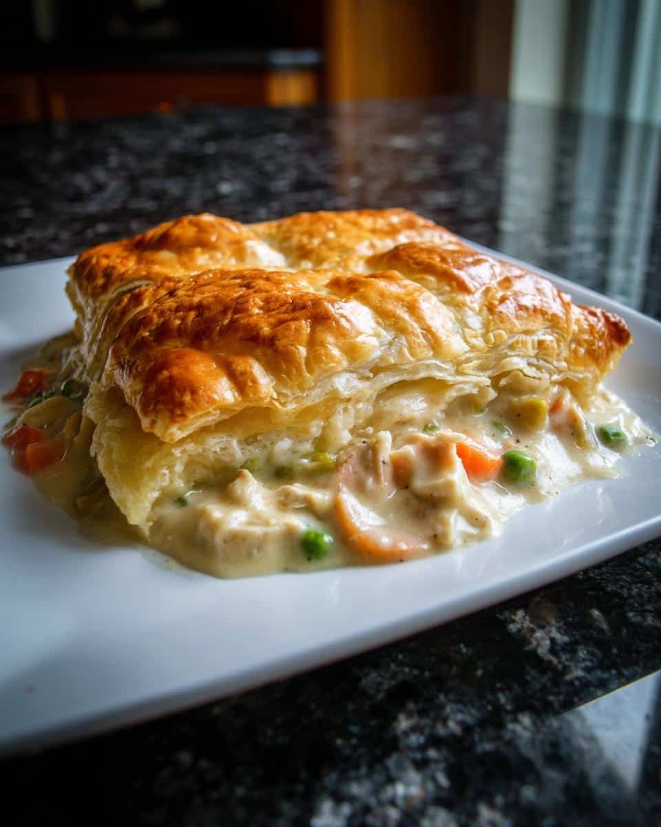 Chicken Pot Pie with Puff Pastry - detail 1