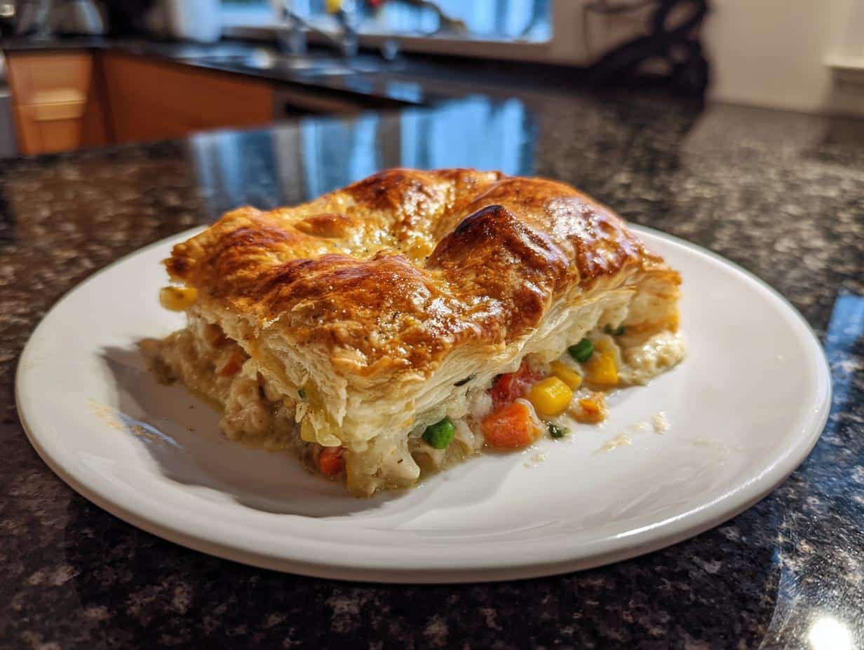 Chicken Pot Pie with Puff Pastry - detail 2