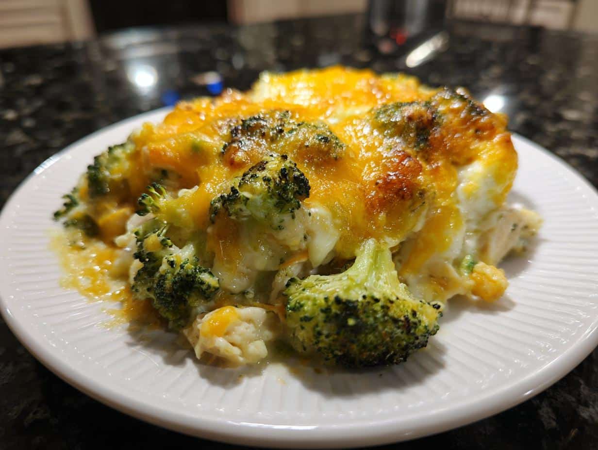 Chicken broccoli casserole - detail 4