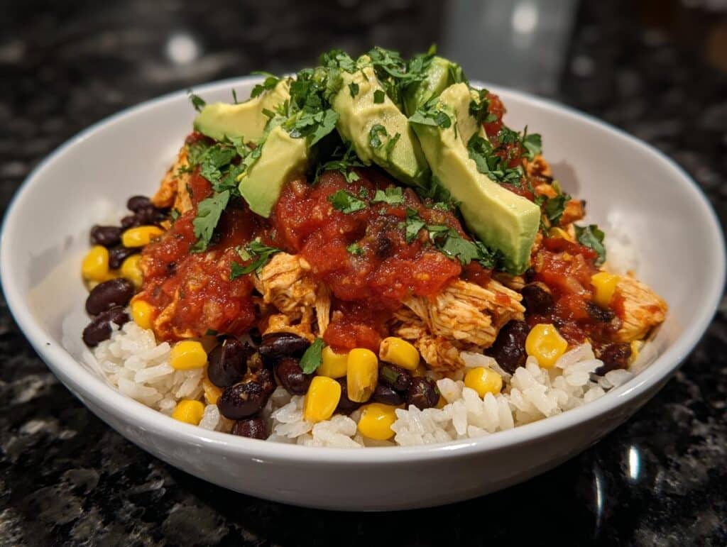 Chicken burrito bowl