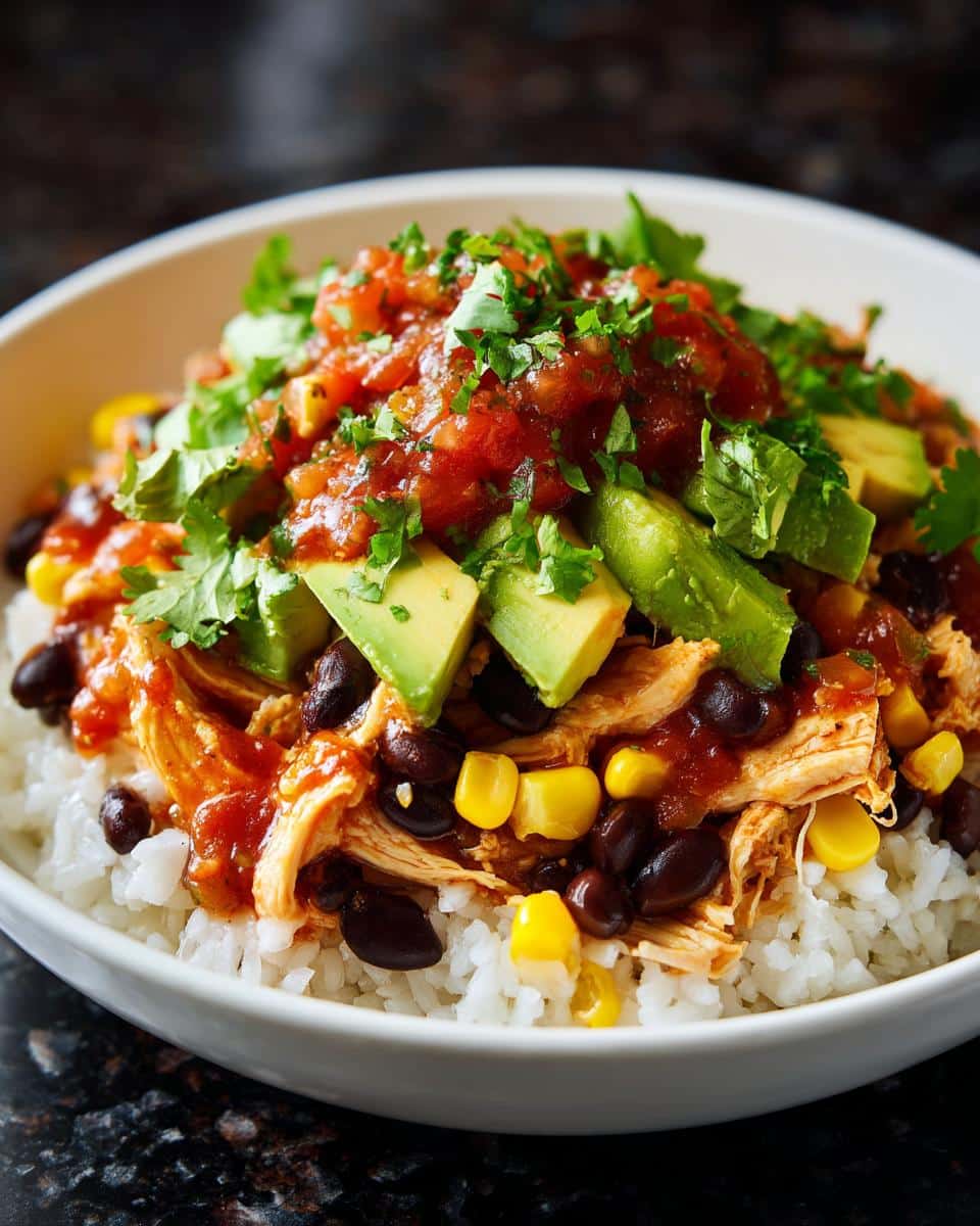 Chicken burrito bowl - detail 2