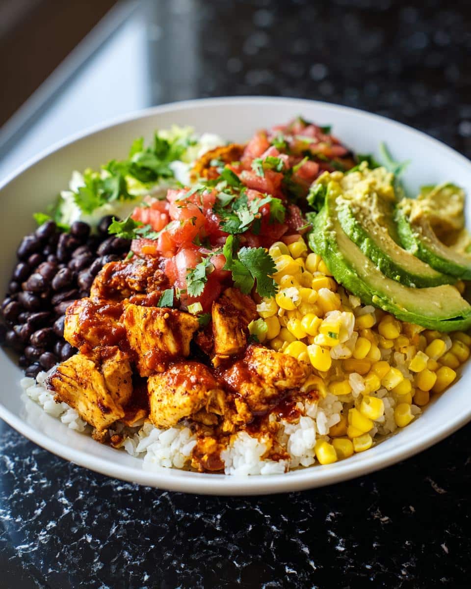 Chicken burrito bowl - detail 3