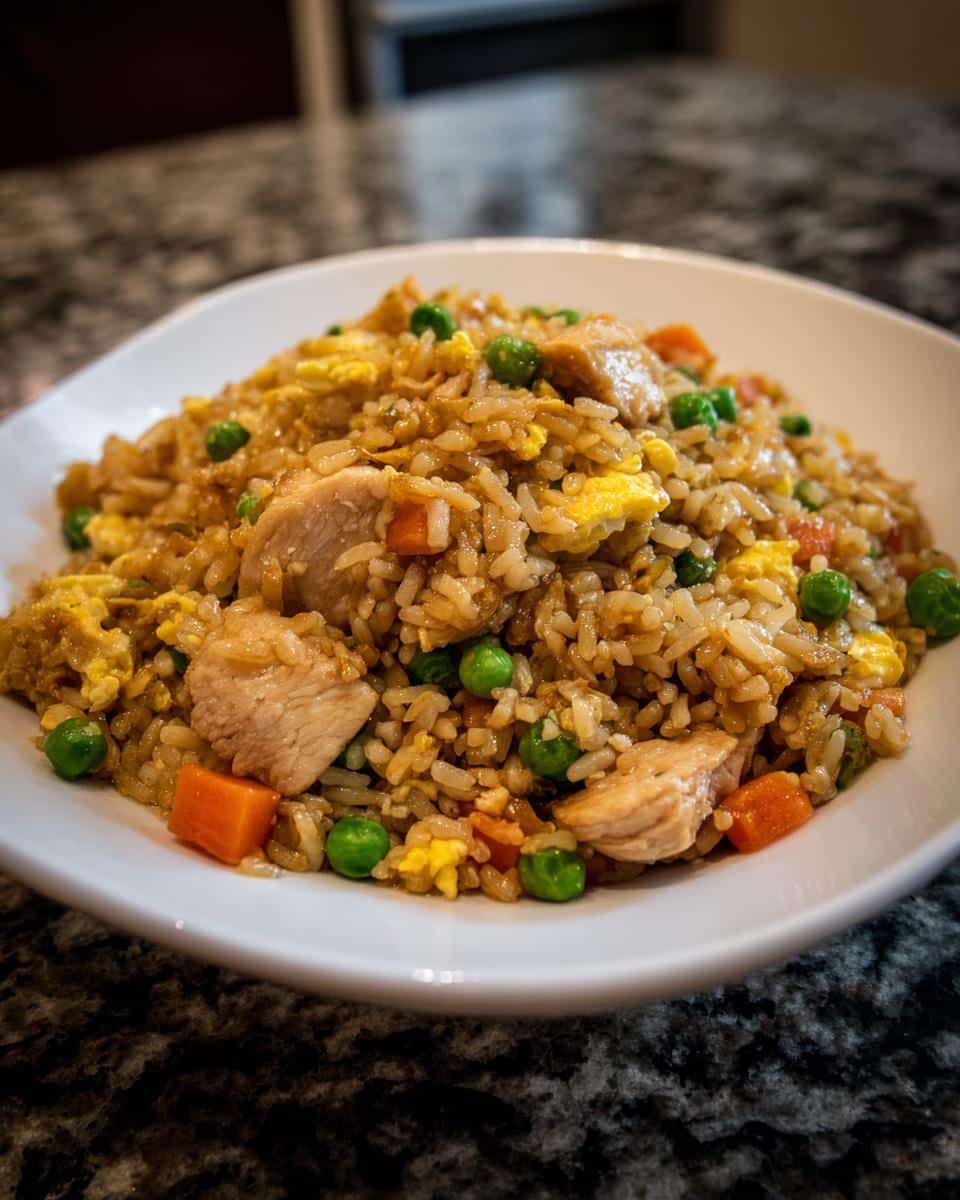 Chicken fried rice - detail 1