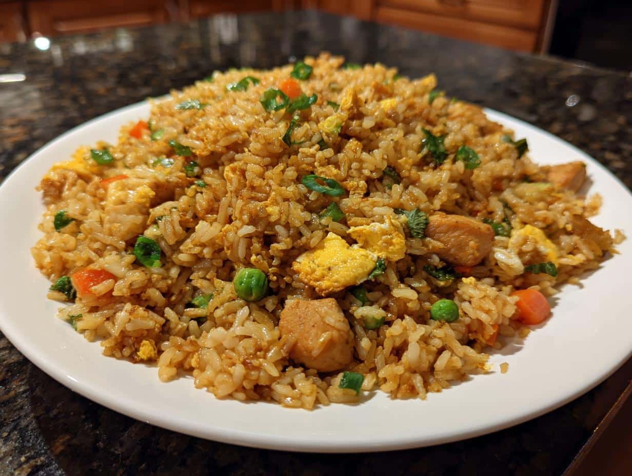 Easy Chicken Fried Rice Recipe in 25 Min or Less
