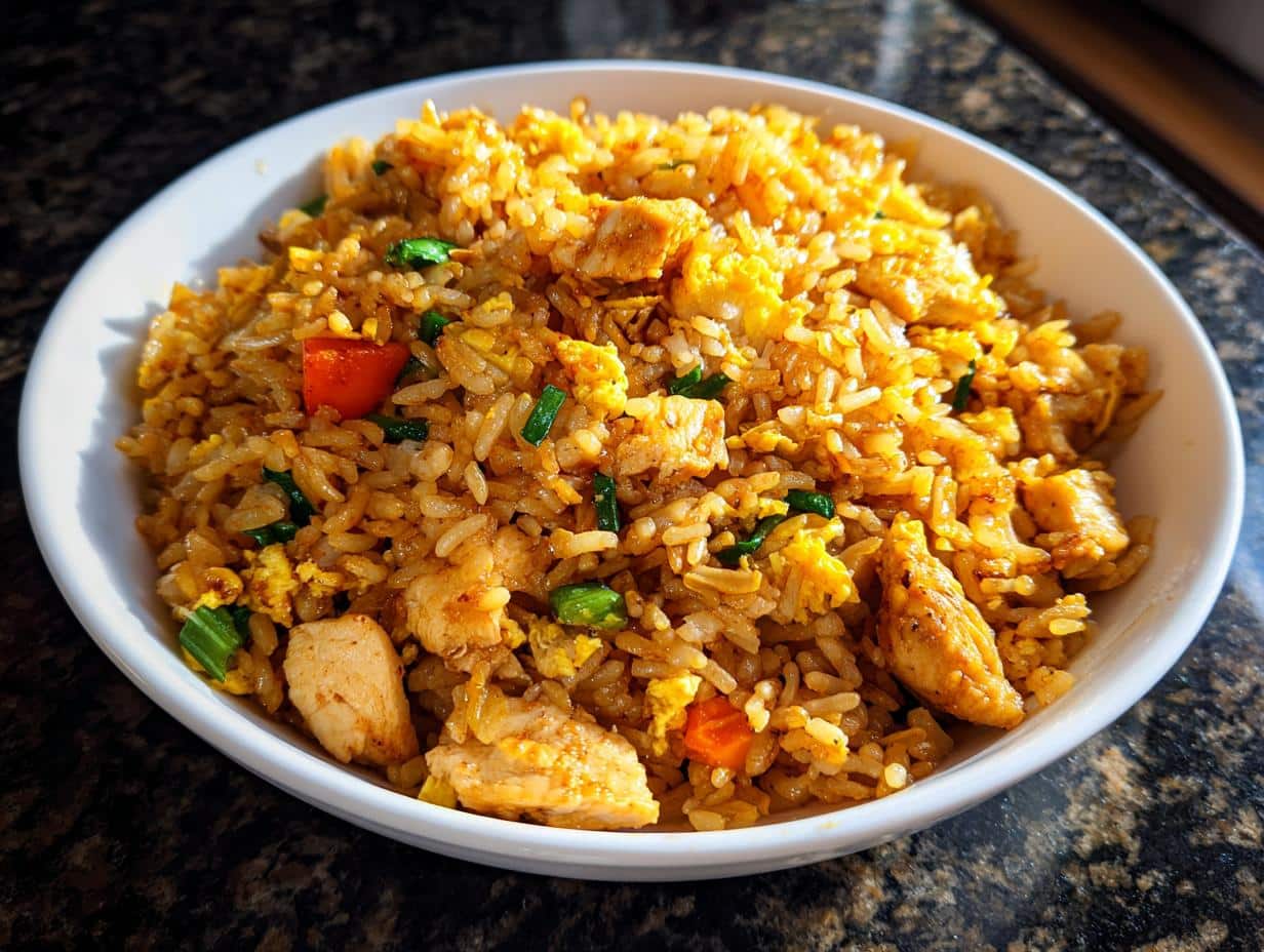 Easy Chicken Fried Rice Recipe in 25 Min or Less
