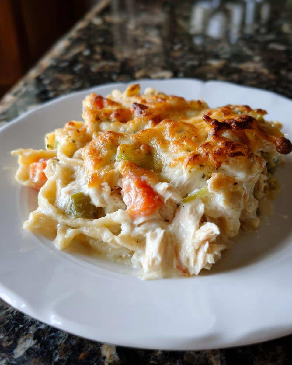 Chicken noodle casserole - detail 1