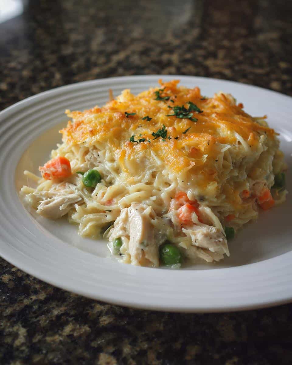 Chicken noodle casserole - detail 2