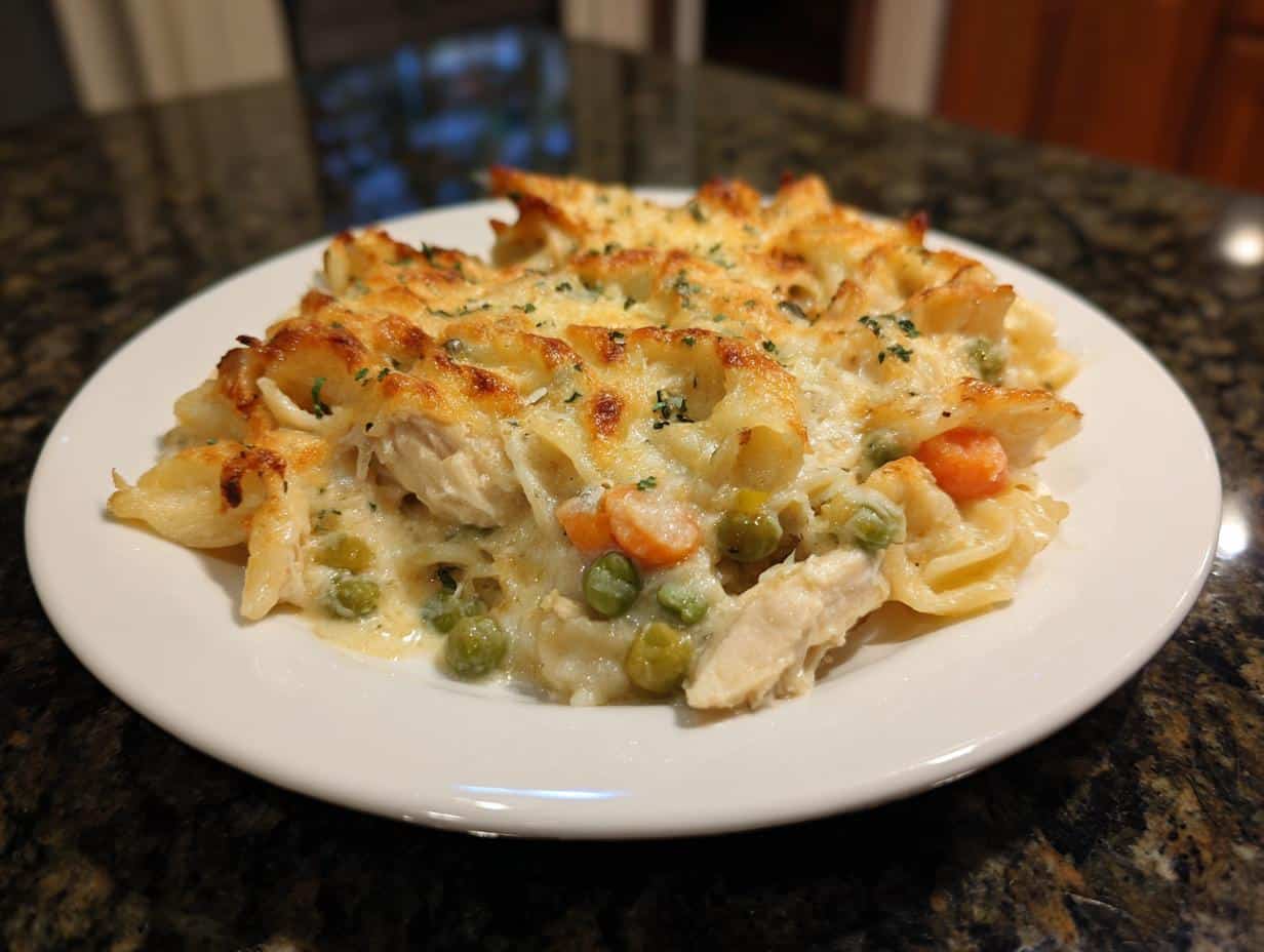 Chicken noodle casserole - detail 3