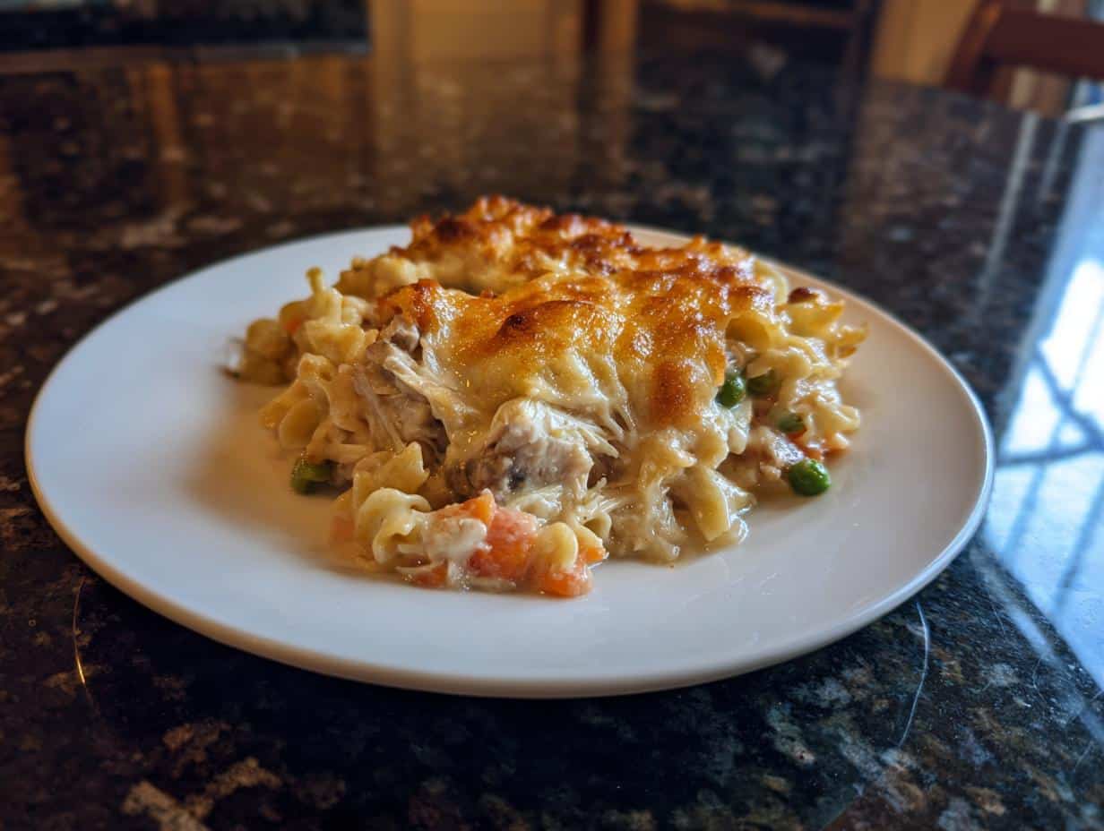 Chicken noodle casserole - detail 4