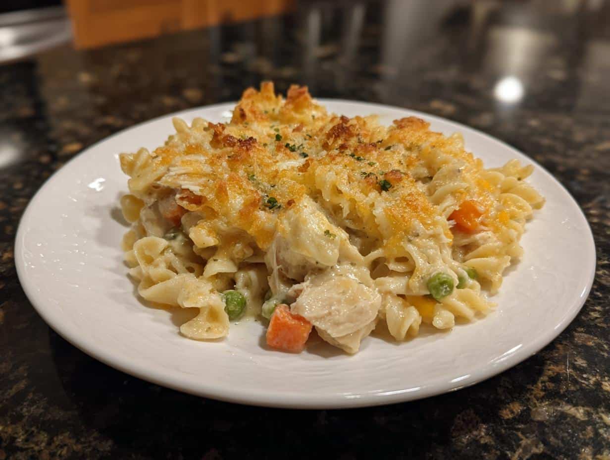 Chicken noodle casserole