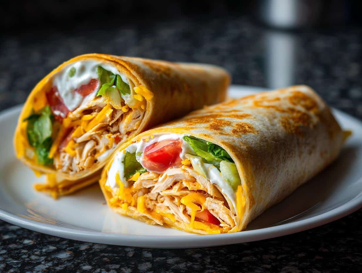 Chicken ranch wrap - detail 2