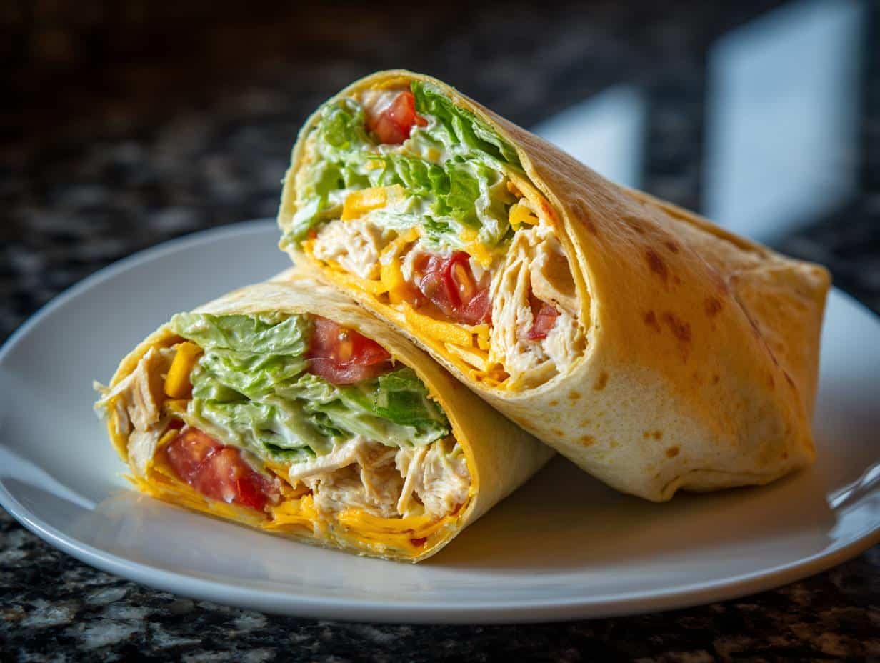 Chicken ranch wrap - detail 3