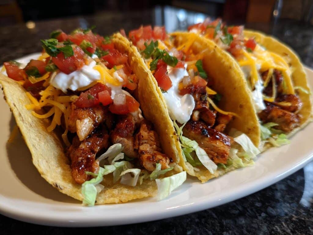 Chicken tacos