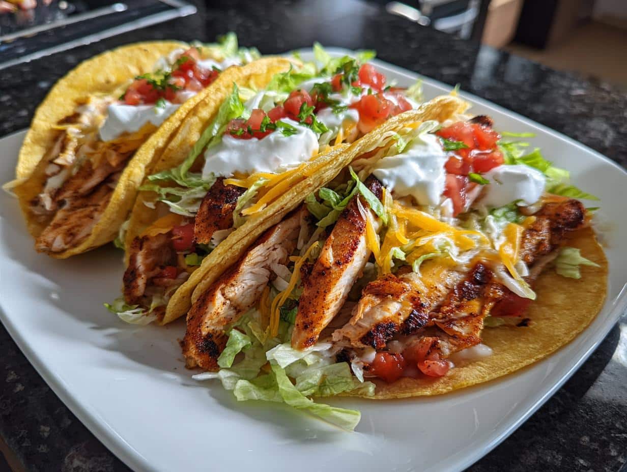 Chicken tacos - detail 2