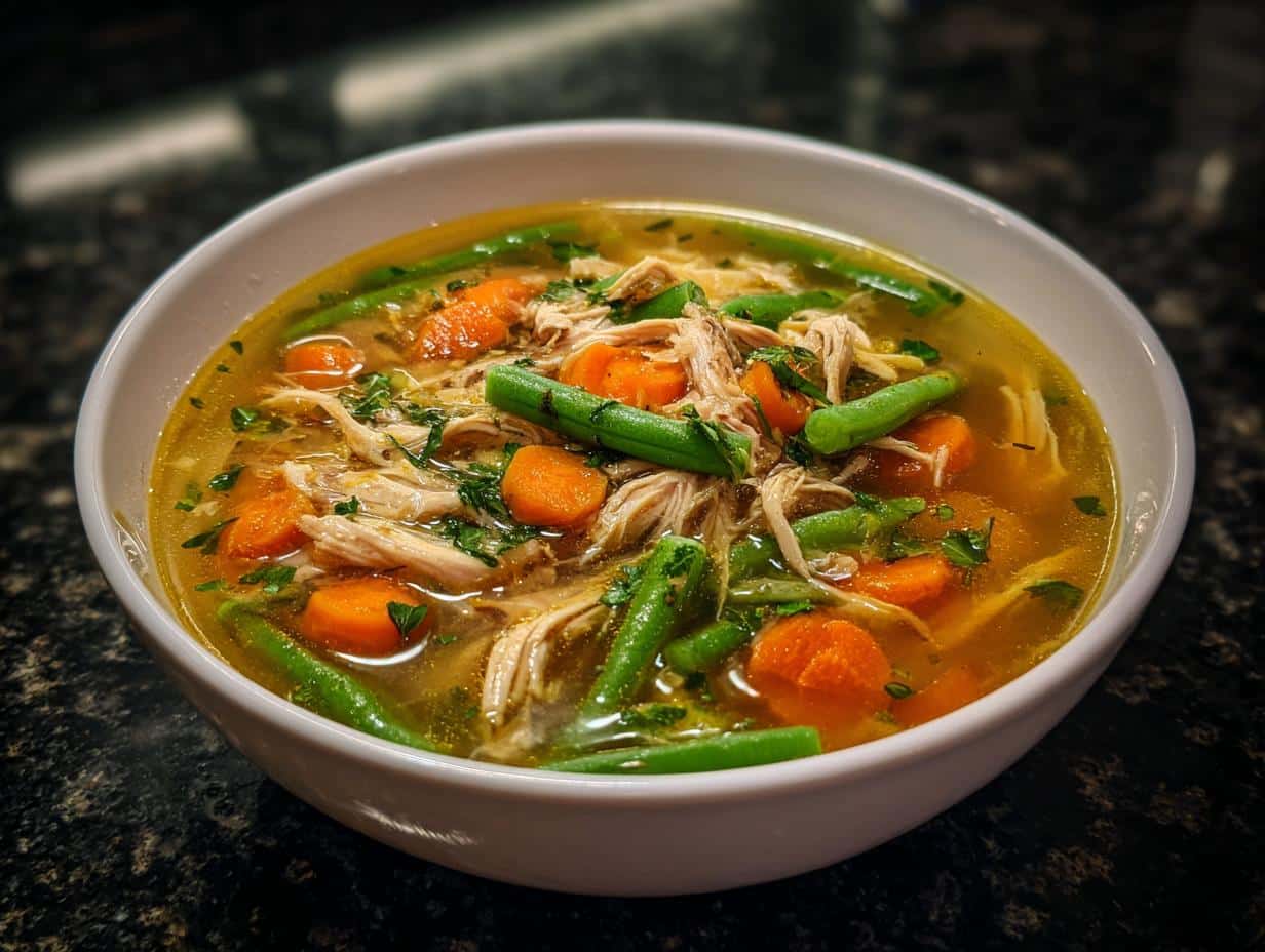 Chicken vegetable soup - detail 3