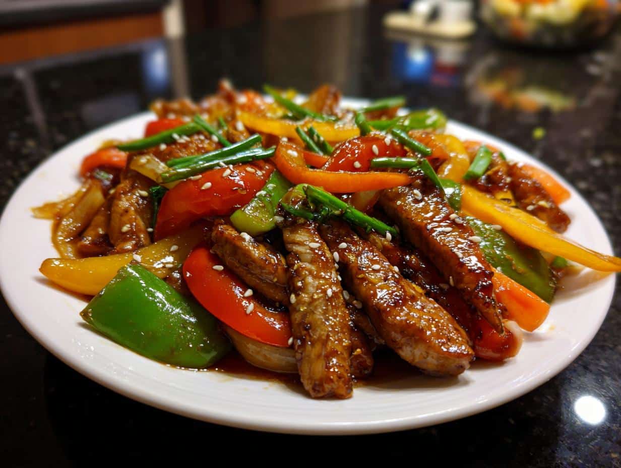 Chicken vegetable stir fry