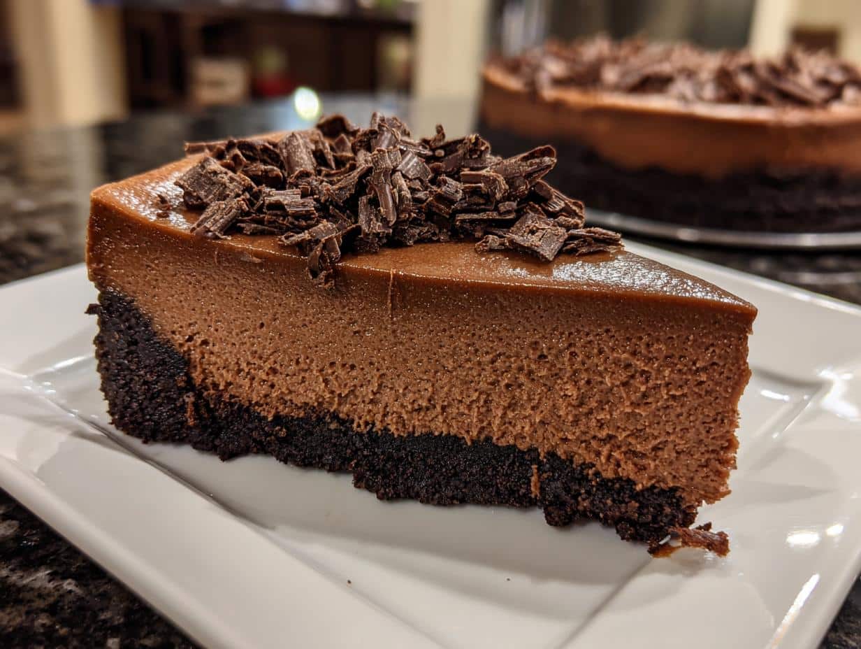 Chocolate cheesecake