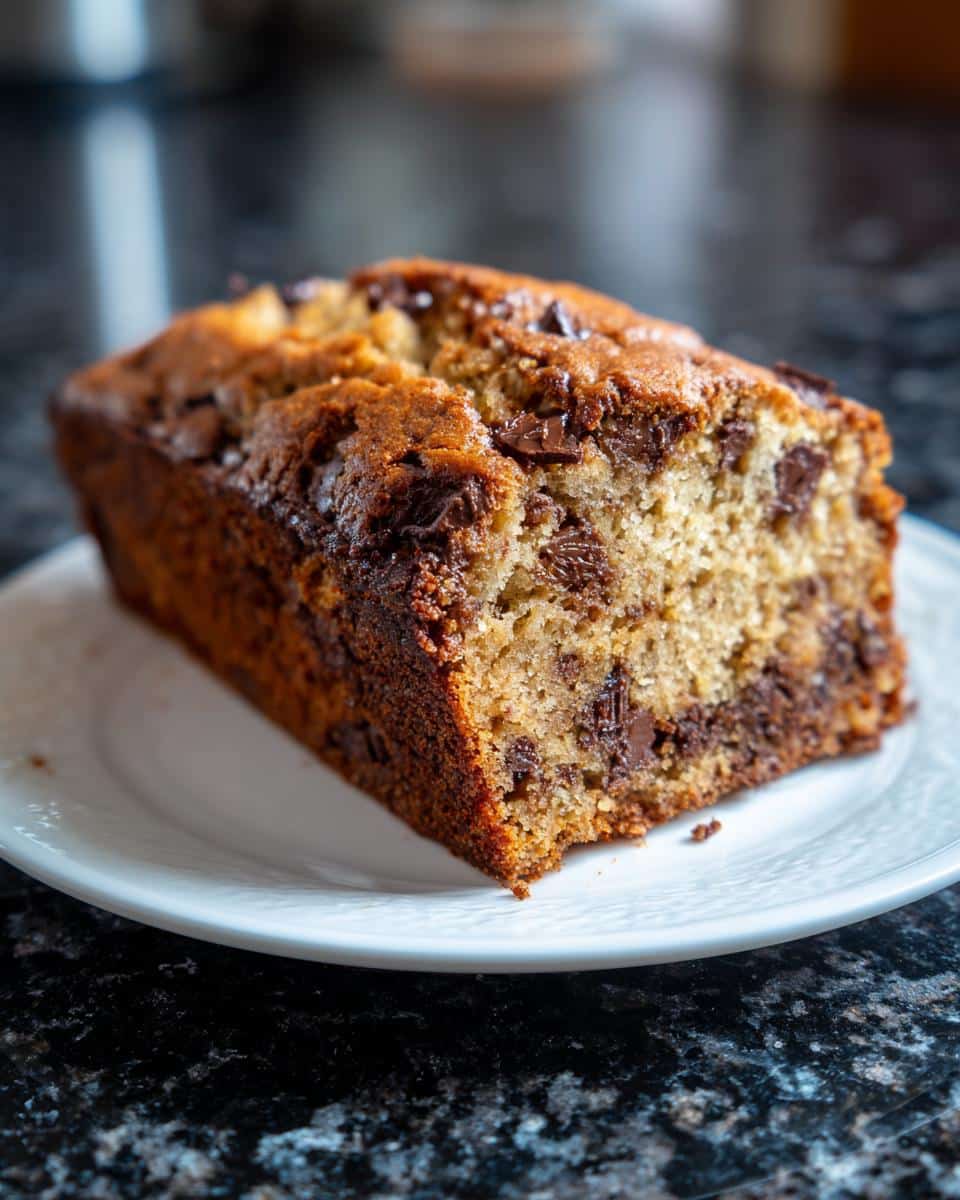 Chocolate chip banana bread - detail 4