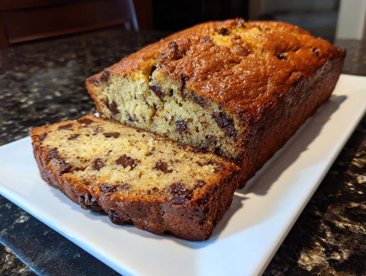 Chocolate chip banana bread