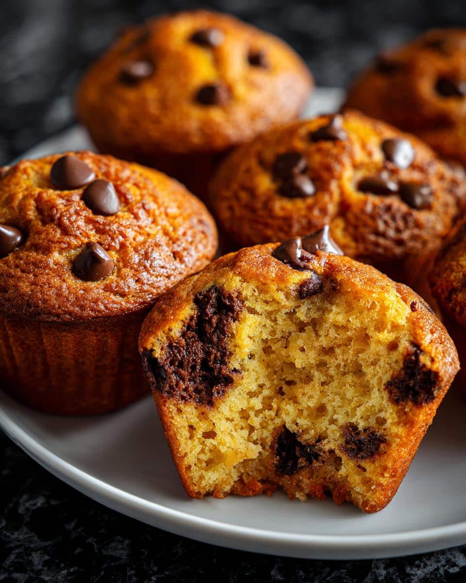 Chocolate chip muffins - detail 2