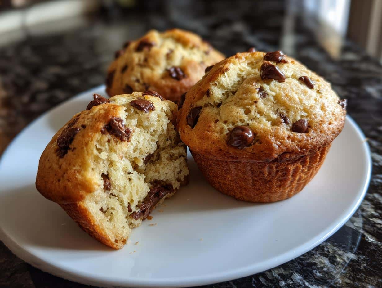 Chocolate chip muffins - detail 4