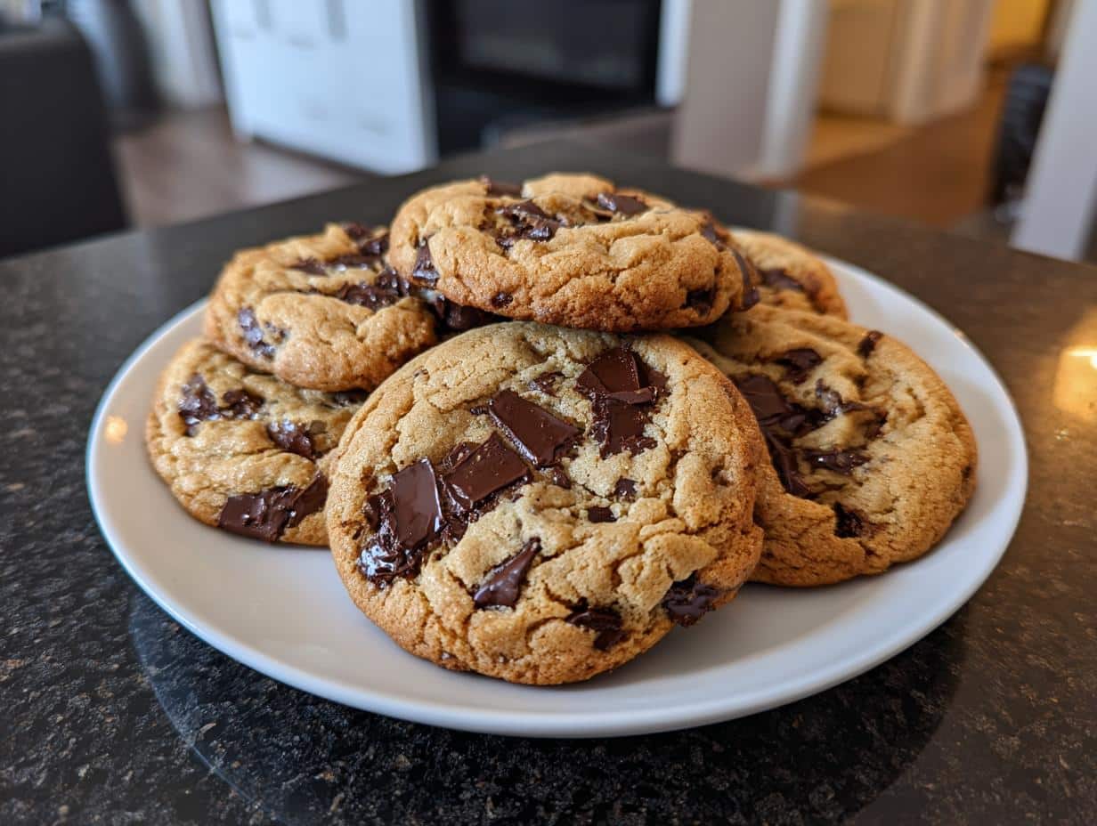 Chocolate chunk cookies - detail 1