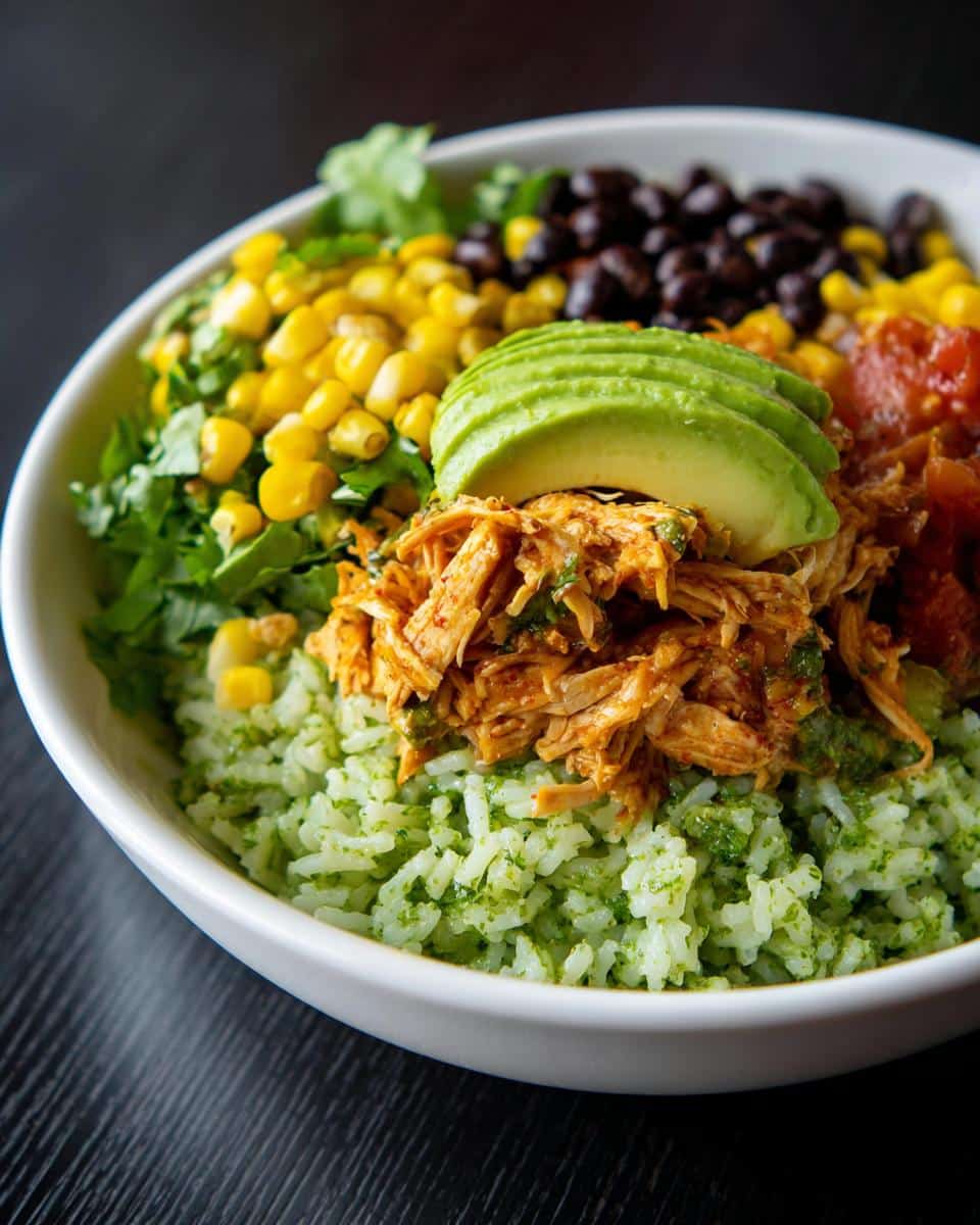 Cilantro lime burrito bowl - detail 1
