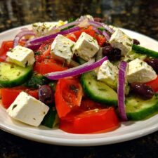 Classic Greek Salad: The 10-Minute Mediterranean Masterpiece