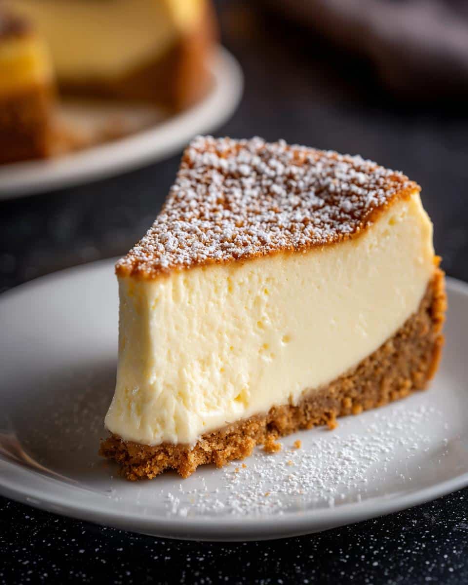 Classic New York cheesecake - detail 2
