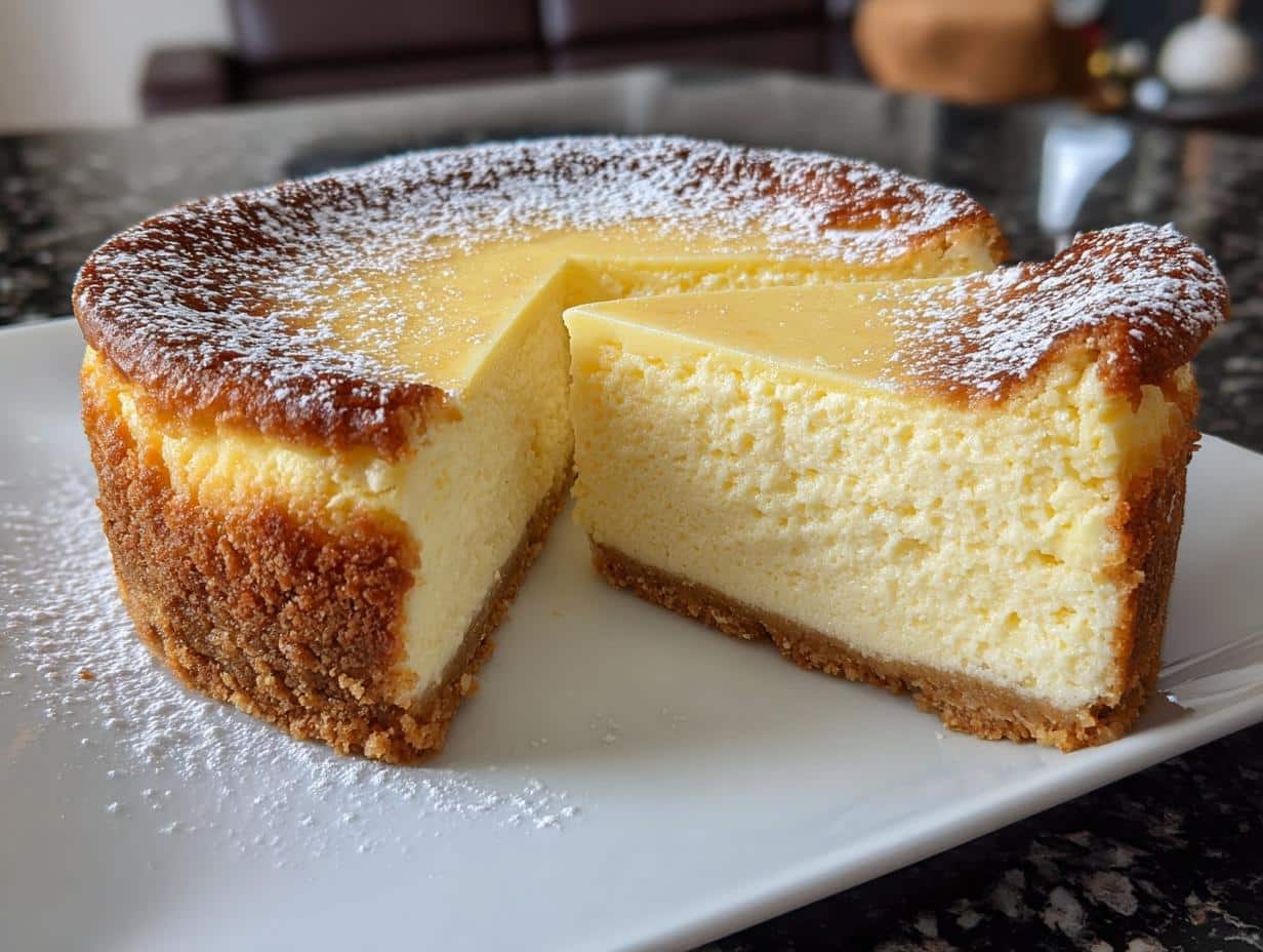 Classic New York cheesecake