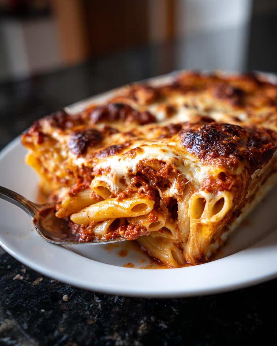 Classic baked ziti - detail 2