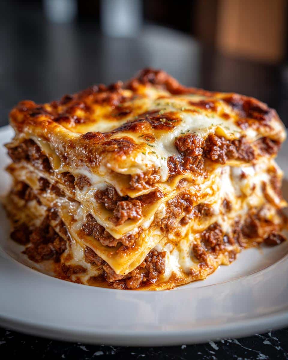 Classic beef lasagna - detail 2